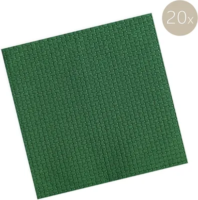 Obrázek produktu pro Stewo Linen, Zelená, Papír, Jednobarevný, 330 mm, 330 mm, 20 kusů