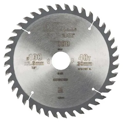 Image de Lame DEWALT Extreme DT4064-QZ Bois coupe fine Ø 190 mm 40 dents pour scie circulaire