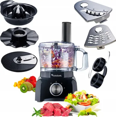 Produktbild von Multifunktions-Küchenmaschine Fleischwolf Zerkleinerer Reibe 800 W 1,2 L