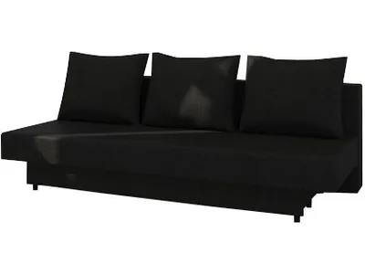 Produktbild von NABBI Wandelbares Sofa mit Stauraum Almada - Schwarz