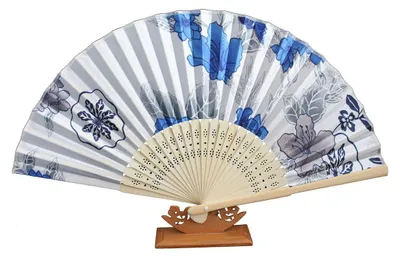 Produktbild von 501, 1 Stk. Hand- Deko- Sommer Fächer Blumen Motive Retro Design