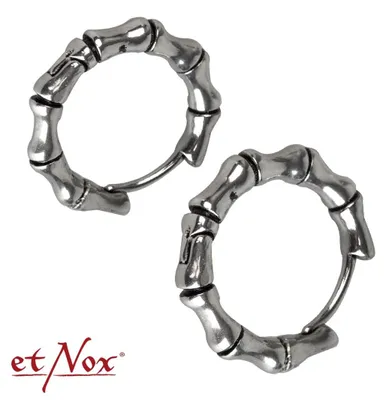 Produktbild von etNox Ohrringe "Knochen": Creolen aus Edelstahl
