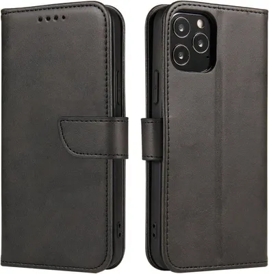 Produktbild von Premium Magnet Case Buch Tasche Schutzhülle aufklappbare Hülle Standfunktion Zubehör kompatibel mit Samsung Galaxy A73 5G Schwarz