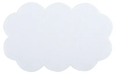 Produktbild von MSV 3700703949015, Rutschfeste Badematte, Erwachsene, Weiß, PVC, 145 mm, 90 mm