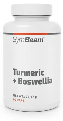Produktbild von GymBeam - Kurkuma + Boswellia, 90 Kapseln