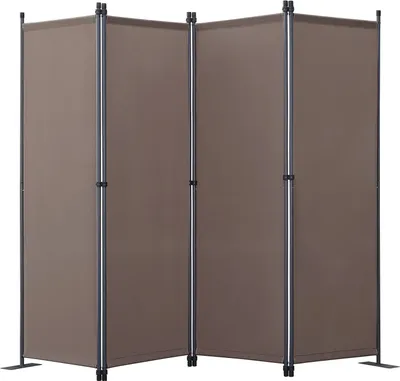 A four-panel folding screen room divider.