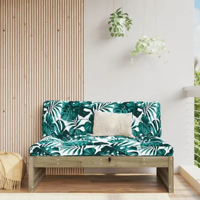 Produktbild von vidaXL Středová pohovka 120x80 cm Impregnované borovicové dřevo