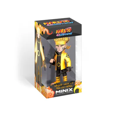 Image de MINIX, Naruto Six Paths Figurine de collection en PVC 12 cm, Noir / Jaune