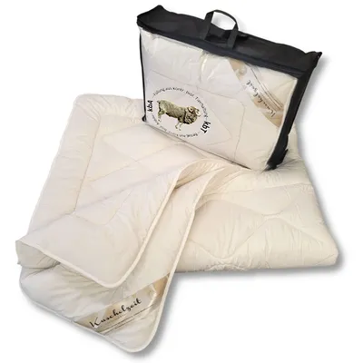 Produktbild von Bio Merino Schafschurwolle Ganzjahresdecke Kuschelzeit kbA und kbT in 135x200 cm