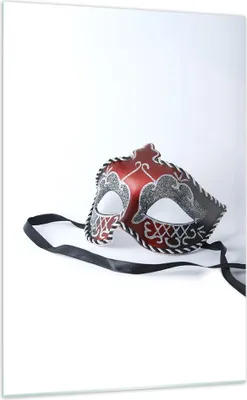 Produktbild von Bilder auf glas - Einteilig - Venedig Karneval Maske - 70x100cm - Glasbilder - Wandbilder - Bilder - zum Aufhängen bereit - Wanddekoration aus Glas - Glas Bilder - Wandbild auf Glas - GPA70x100-2380