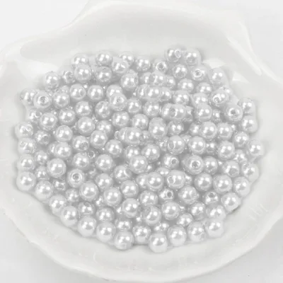 Produktbild von Wachsperlen ca. 100 Stück, 8mm, Weiß