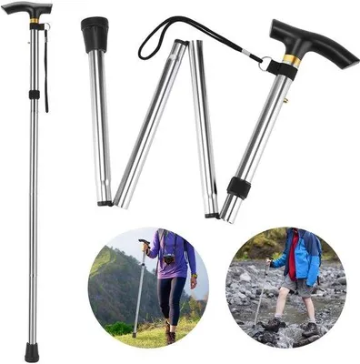 Produktbild von Verstellbarer Wanderstock mit Antislip-Fuß, leicht und opvollbar