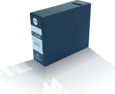 Produktbild von kompatible Tintenpatrone - Schwarz Black - für Canon Maxify iB4000 Series iB4050 MB5000 Series MB5050 MB5300 Series MB5350 PGI2500BKXL PGI-2500BK PGI-2500XL - Eco Office Serie