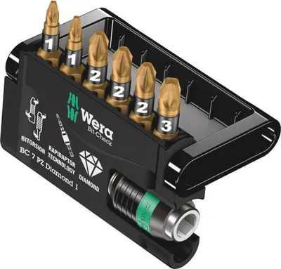 Obrázok produktu pre Wera Bit-Check 7 PZ Diamond 1