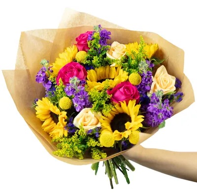 Produktbild von Blumenstrauß 'Endless Summer' - Größe L - Stiellänge ca. 50 cm - Strauß frischer Blumen