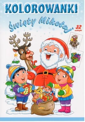 Obrázok produktu pre Omaľovánka Santa Claus B5 – pre deti