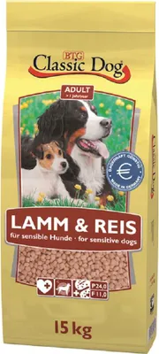 Produktbild von Classic Dog │ Lamm und Reis -15 kg │ Hundefutter
