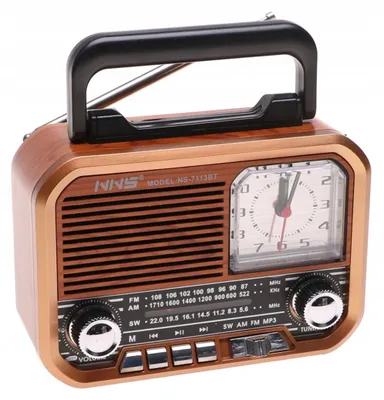 Zdjęcie produktu dla Radio PRZENOŚNE Kuchenne Głośnik Bluetooth Zegar USB TF MP3 4502