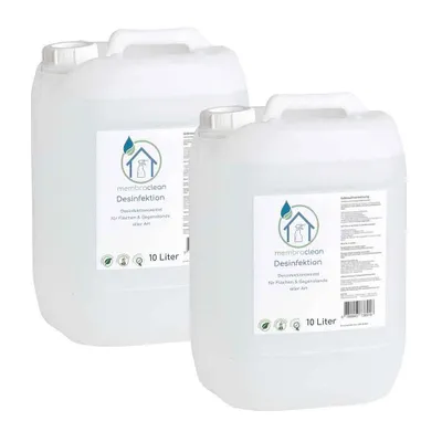 Produktbild von 2x 10 Liter membraclean Desinfektion für Flächen & Gegenstände