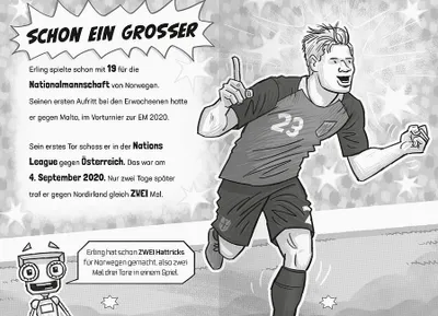 Obrázok produktu pre Fußball-Stars - Alles über Haaland. Vom Fußball-Talent zum Megastar