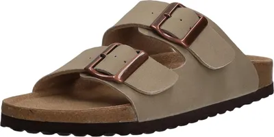 Produktbild von Alyssa Damen-Pantolette mit Tieffußbett Taupe, Farbe:beige/schlamm, EU Größe:37