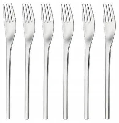 Produktbild von WMF Nordic Kuchengabeln Cromargan, 6 Stück, 16,4 cm