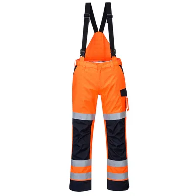 Produktbild von Portwest MV71 Modaflame Multi Norm Arc-Hose "Modaflame Regen" Orange/Navy Gr. S