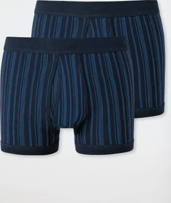 Produktbild von Schiesser Herren 2 er Pack Hose kurz Gr. 6 dunkelblau