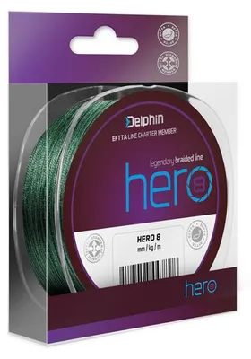 Obrázek produktu pro Delphin HERO 8 / zelená 0,25mm 19,1kg 300m