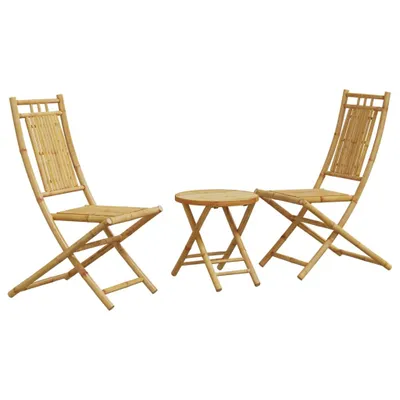 Produktbild von vidaXL 3-tlg. Bistro-Set Bambus