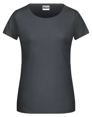 Produktbild von James and Nicholson - "Basic" T-Shirt für Damen LT3270 (L) (Graphit unifarben)