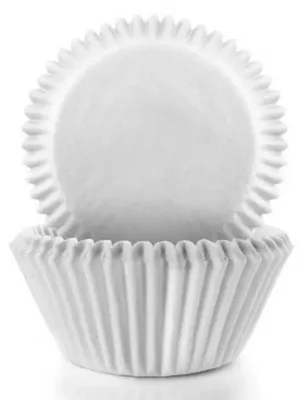 Obrázek produktu pro Sada 100 formiček na muffiny Ibili, papír, 7,5x3,5 cm, bílá