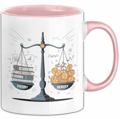 Produktbild von Wirtschaftsstudent Tasse Geschenk Lustige Geschenkidee Spruch Für Theorie Diskutierer (Rosa)