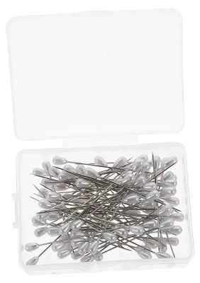 Produktbild von 100stücke Hochwertige Corsage- Mit Perlkopf Für Hochzeitsblumen Schmuck Und Nähprojekte Langlebig Und Vielseitig Einsetzbar
