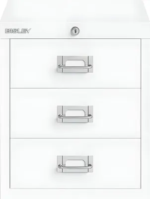 Produktbild von Bisley MultiDrawer™ |abschließbar, 3 Schubladen à H 87 mm, DIN A4