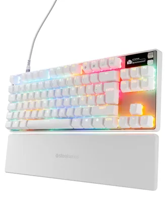 Produktbild von SteelSeries APEX PRO TKL Weiß Gen-3-Gaming-Tastatur – OmniPoint 3.0 analoge magn