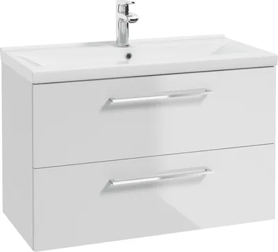 Produktbild von Stamar | Badezimmermöbel, mit Waschbecken, 80x40 cm, Weiß