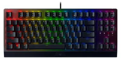 Produktbild von Razer Blackwidow V3 Tenkeyless, Kabelgebunden, USB, Mechanischer Switch, QWERTY, RGB-LED, Schwarz