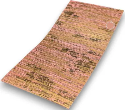 Produktbild von Sandras-Bastelladen - Multicolor Gebürstet - Kerzen Verzierwachsplatte - 200 x 100 x 0,5mm Rosa-Gold