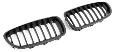 Kühlergrill Sport Grill Gitter Schwarz Matt für BMW 5er F10 F11 F18 ab 2010 – Produktansicht