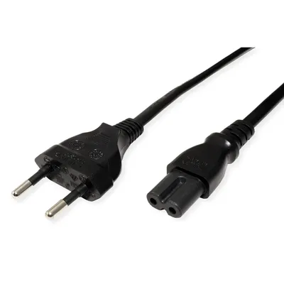 Zdjęcie produktu dla Kabel zasilający ROLINE z wtyczką Euro 1,8 m