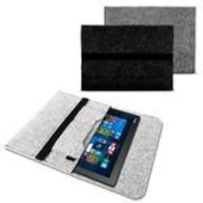 Produktbild von Lenovo Miix 510 / 700 / 720 Notebook Sleeve Hülle Case Schutz Cover Tasche FilzFarben:Dunkel Grau