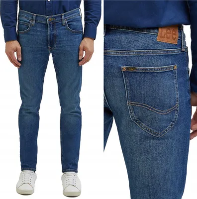 Obrázok produktu pre LEE, Herren Jeanshosen, Slim fit, LUKE, W32 L34, Blau, Jeans, baggyjeans, buggy