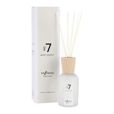 Produktbild von Diffuser Premium 240 ml N°7 Musk Cassis, My Senso, Raumduft, inkl. 8 Faserstäbchen, Duftstäbchen