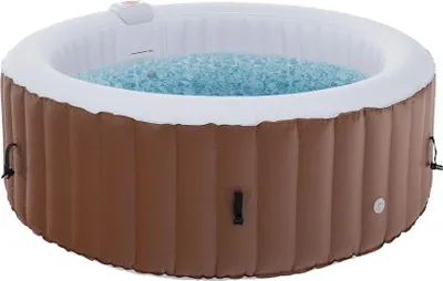 Obrázok produktu pre Kondela Nafukovacia vírivka Kamino New Typ 1 800 l - hnedá / biela