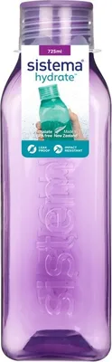 Obrázek produktu pro Sistema® Hydrate™ Láhev Square šroubovací víčko 725 ml, fialová