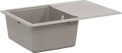 Immagine prodotto di Lavello Grigio 670 x 460 mm 80% Quarzo e 20% Resina
