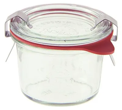 12 Mini Einmachgläser 80 ml mit Glasdeckel, transparent
