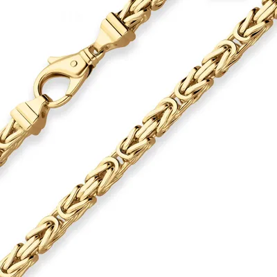 Produktbild von 5,1mm Armband Königskette Armschmuck aus 585 Gold Gelbgold 19cm