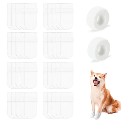 Image de 40 paires de chaussures jetables pour chiens - Protège-pattes imperméables pour chiens